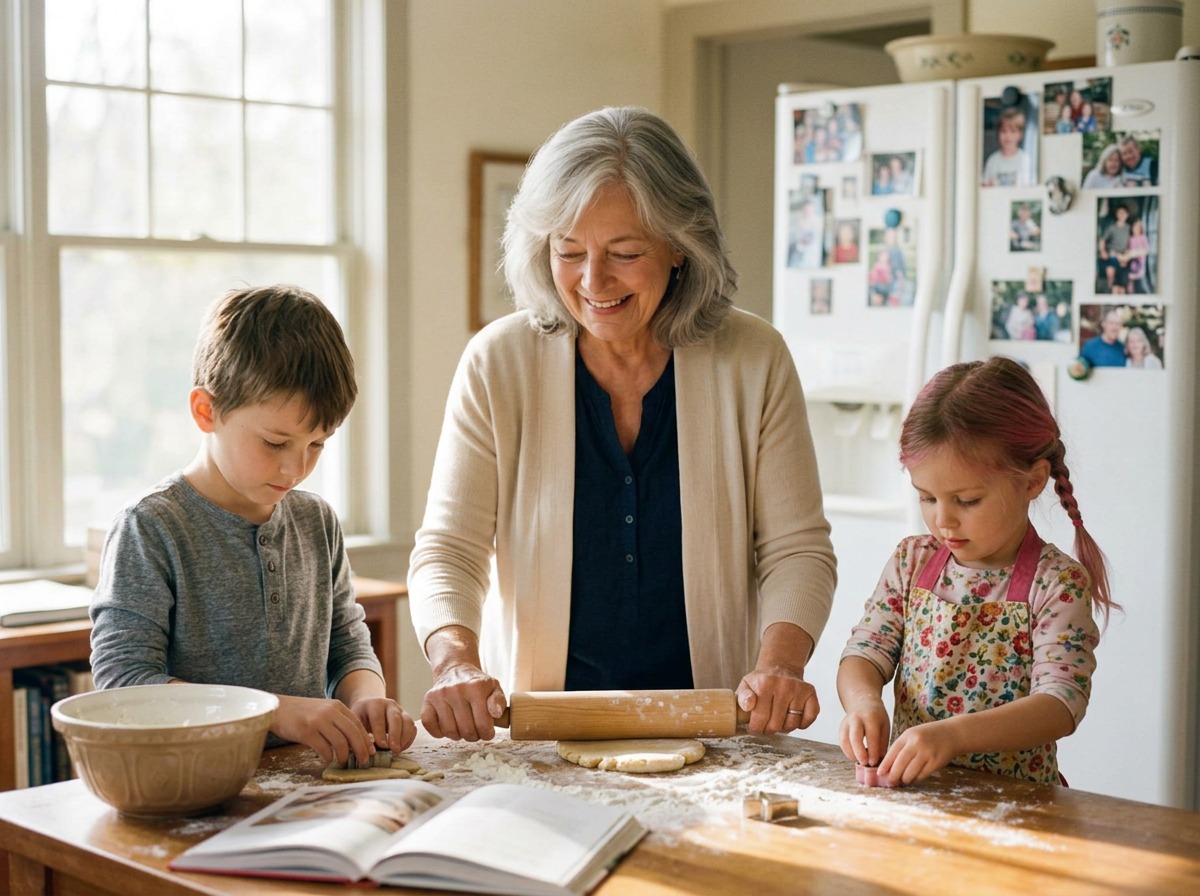 Baking with the grandkids